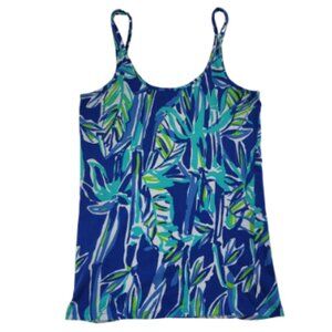 Lilly Pulitzer Blue Crush Bamboom Print, Tabbie Tank Top